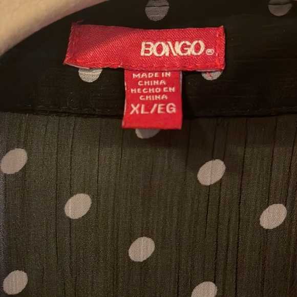 Sheer cold shoulder black&white two pockets on front long sleeve - Picture 2 of 9